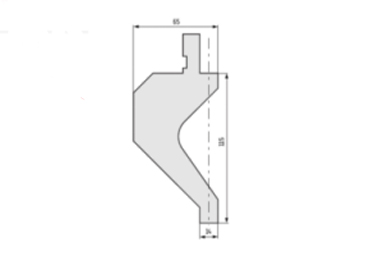 Heavy Duty Radius Tool Holder for Press Brake